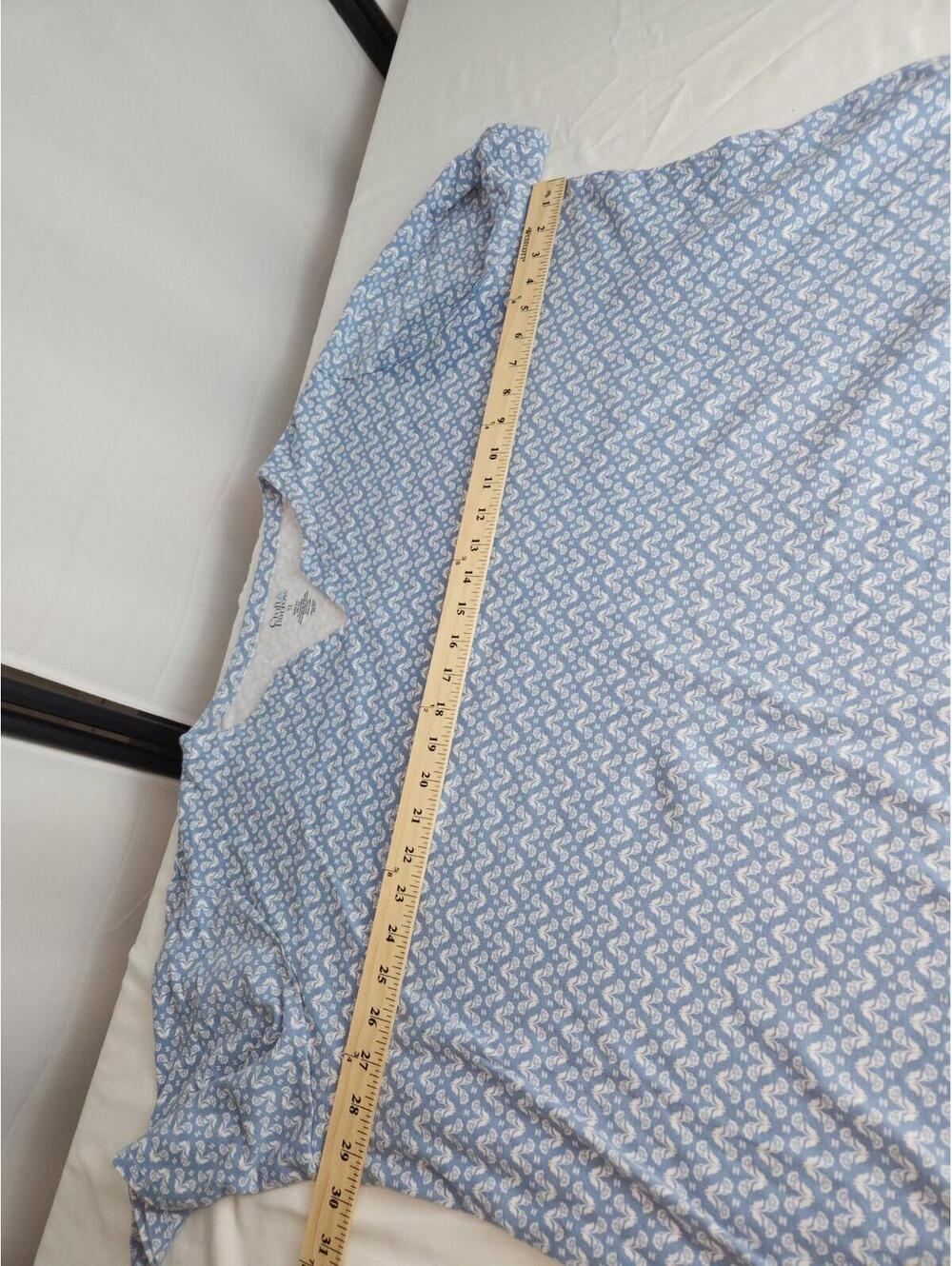 Croft & Barrow, Size  3x, classic tee, short sleeve, comfy, light blue - Picture 16 of 16